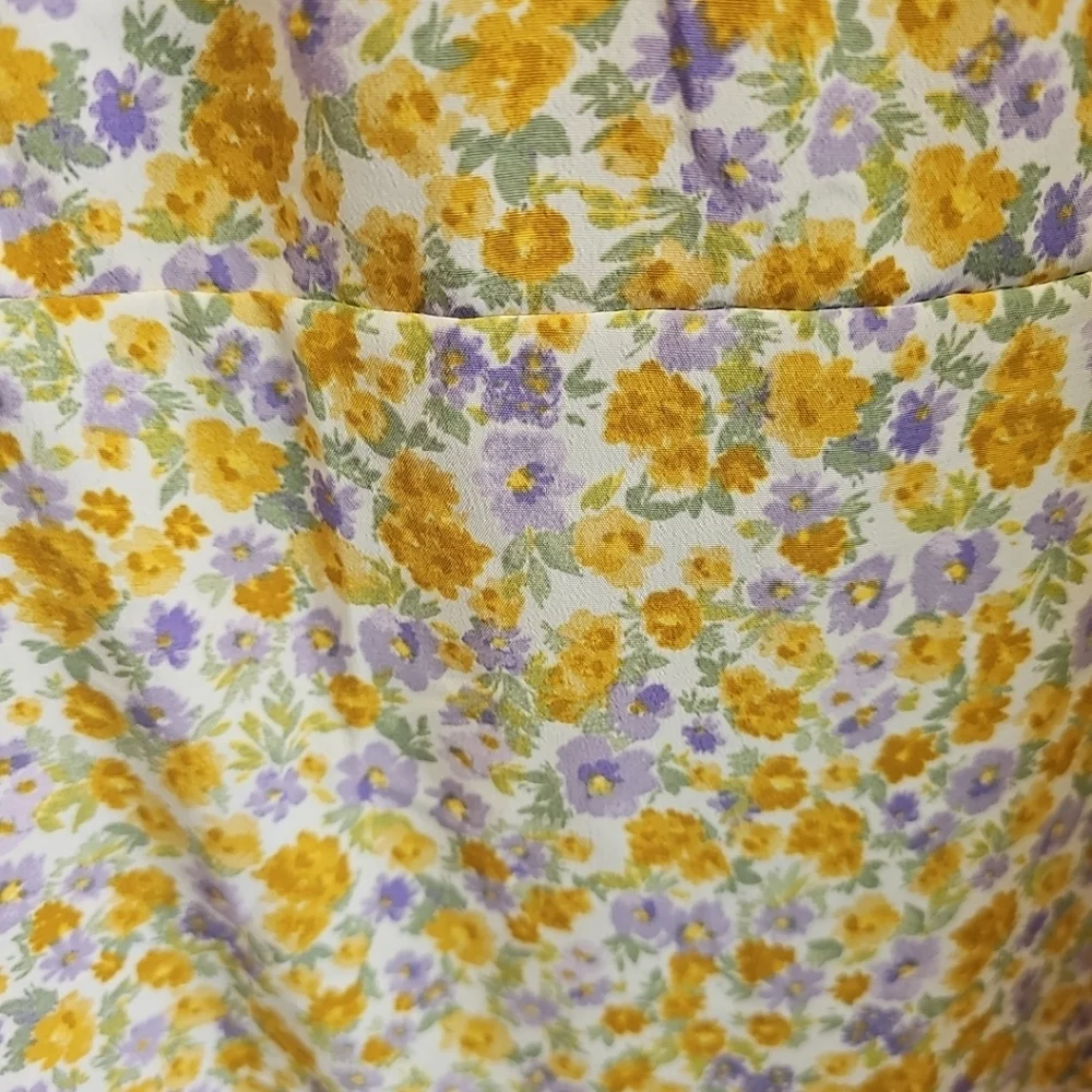 NWT Ultra Flirt Floral Sundress Smocked Tiered Adjustable Straps Women's 3X - Picture 2 of 11